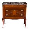 A Louis XV Style Marquetry Commode