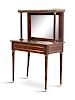 A Directoire Style Gilt Metal Mounted Mahogany Dressing Table