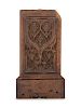 A Gothic Carved Oak Cabinet Panel