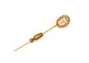 An Egyptian Steatite Scarab on a Gold Stick Pin