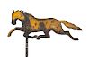 A Painted Iron "Running Horse" Weather Vane
