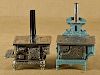 Two cast iron toy stoves, to include a Dent Quee