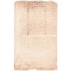 1780 MICHAEL HILLEGAS Signed Letter as First U.S. Continental Congress Treasurer