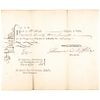 1786 Thomas Mifflin Signed Pennsylvania Treasury Document,  Rare
