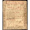 BENJAMIN FRANKLIN PRINTED Colonial Currency, PA. June 21, 1759 PCGS VF-20 RARITY