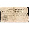 Colonial Currency Note, NC, March 9, 1754, 4s Monogram vignette. PCGS Fine-15