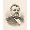 President Ulysses S. Grant Engraved Portrait Die Sunk Vignette on 1896 Currency