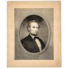 c. 1866-1877 Abraham Lincoln Engravings By William E Marshall + Timothy Cole