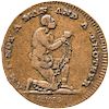 c. 1790 Anti-Slavery Farthing Chained Slave Legend: Am I Not a Man and a Brother
