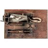 1870 Original  Bread Making Machine Handmade U.S. Patent Office Model with Tag