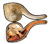 Meerschaum pipe - France late 19th early 20th Century, signed Ecume Veritable