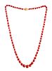 Coral necklace 