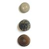 3 MEDIUM/LARGE 18TH CENTURY TOMBAC BUTTONS