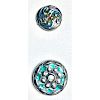 2 DIVISION 1 ENAMEL BUTTONS FROM LIBERTY & COMPANY