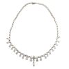 An Important 28 ctw Diamond Necklace in 14K Gold