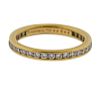 Tiffany &amp; Co 18k Gold Diamond Eternity Band Ring 