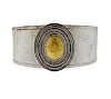 Gurhan Cavalier 24k Gold Silver Cuff Bracelet 