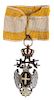 Serbia, Order of the white eagle with swords, commander, neck badge.