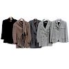Collection of 5 Designer Wool Coats
