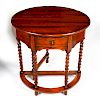 SOLID WOOD GATE-LEG TABLE JACOBEAN STYLE