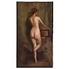 David Anthony Tauszky. Standing Nude