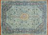 Keshan Carpet, Persia, 10.1 x 13.5