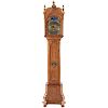 Dutch Marquetry Inlaid Tall Case Clock