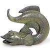 Jean Marais (French, 1914-1998) Ceramic Fish Sculpture