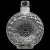 Lalique Crystal "Dahlia" Perfume Bottle