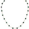 14K Gold and Malachite Necklace