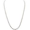 Art Deco "Diamonds By The Yard" 14k Necklace