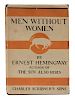 HEMINGWAY, Ernest. Men Without Women. New York: Charles Scribner's Sons, 1927. FIRST EDITION, FIRST PRINTING.