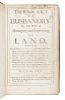 MORTIMER, John  (1656?-1736). The Whole Art of Husbandry. London: J. H. for H. Mortlock and others, 1707. FIRST EDITION.