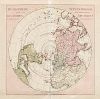 DELISLE, Guillaume (1675-1726). Hemisphere Septentrional pour voir plus Distinctement les Terres Arctiques. [Paris:] Covens and Mortier, ca 1730. 