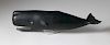 1940s Vintage Carved and Painted Full Body Sperm Whale