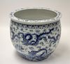 Large Chinese Porcelain Blue & White Jardinere