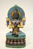 Very Large Chinese Cloisonne Seated Figure