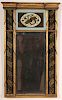 19th c. American Giltwood and Eglomise Mirror