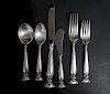 Wallace Sterling Silver Flatware Service for 12