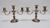 Pair of Tiffany & Co Sterling Silver Candelabra