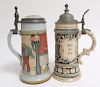 Mettlach Beer Stein,Bowling No. 2959 & other