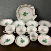 Herend Green Chinese Bouquet - Partial Set