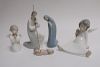 Lladro Porcelain Nativity Figures