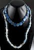 Lot of 2 Necklaces - Bactrian + Roman Glass / Stone