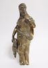 Gilt Bronze Figure of a Woman, prob 18th C.