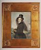 Victorian Equestrian Attired Lady Framed Print
