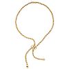 A yellow gold 18 K necklace.