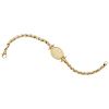 A yellow gold 14K bracelet with cameo.