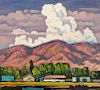 Emil J. Bisttram 
(American, 1895-1976)
Taos Mountain, 1960