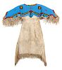 Sioux Beaded Hide Dress
length 48 x chest 30 inches